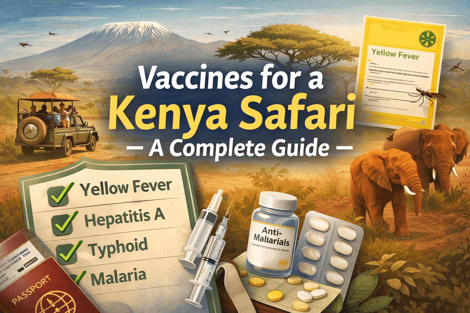 Vaccines for a Kenya Safari — A Complete Guide