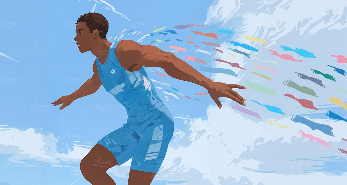 Active runner — energy and vitality